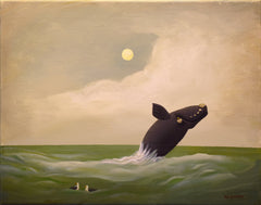 Right Whale Breaching