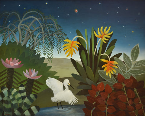 Egret and Mars