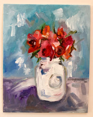 Coral Rose Bouquet